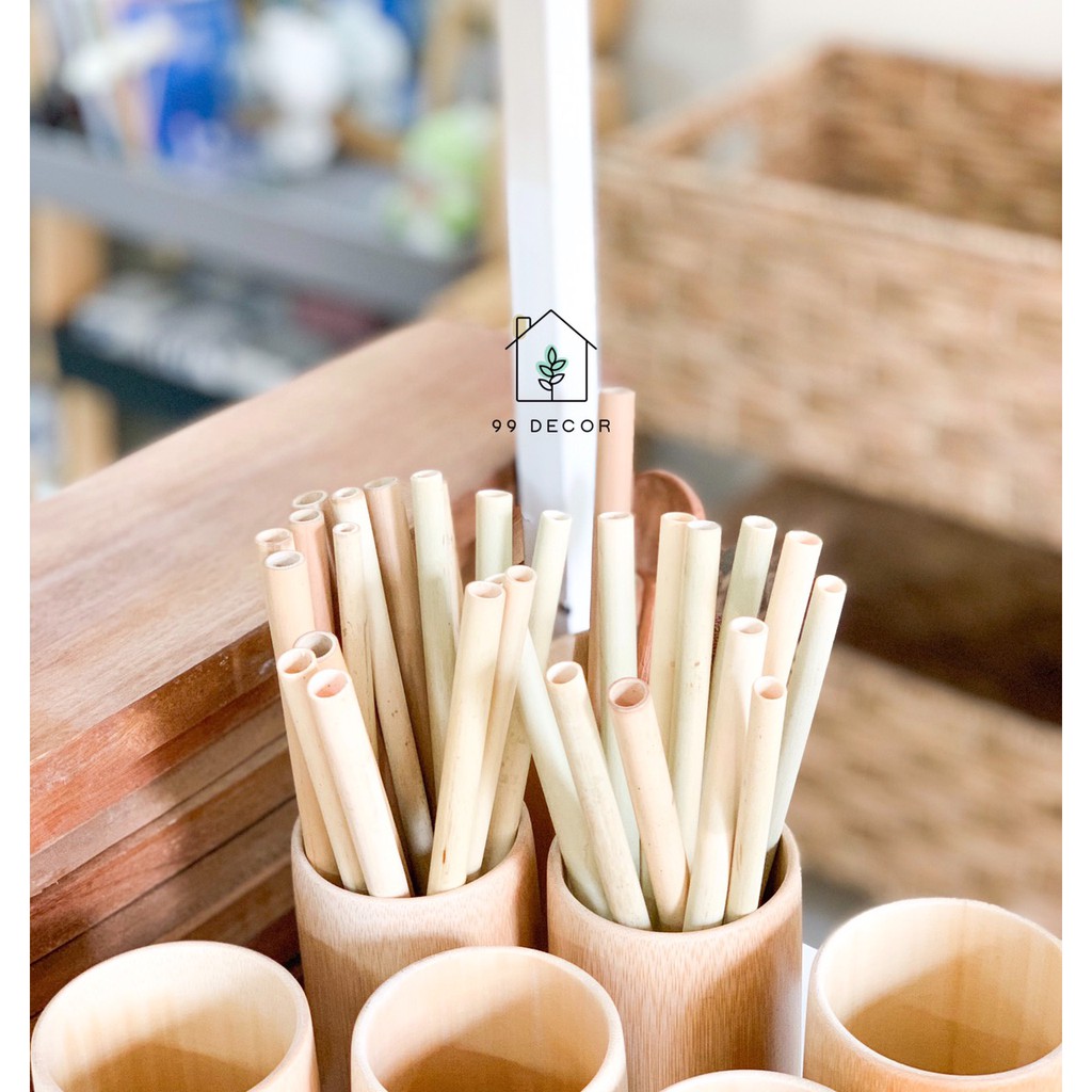 Ống hút tre tự nhiên - bamboo straws
