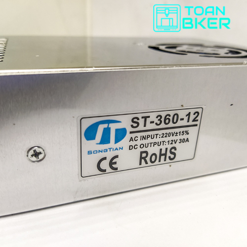 12V30A Nguồn tổ ong chính hãng SONGTIAN, mới, bảo hành 5 tháng