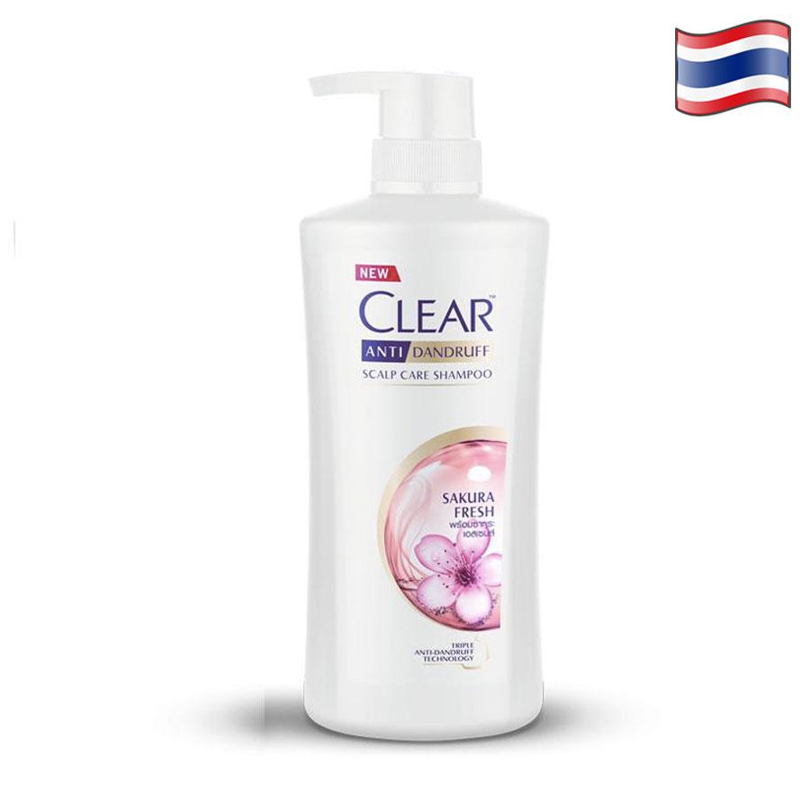 DẦU GỘI ĐẦU CLEAR HƯƠNG HOA ANH ĐÀO THÁI LAN - 400ml/chai
