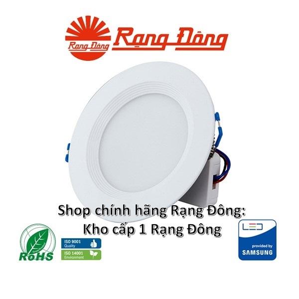Đèn LED âm trần Rạng Đông 12W Փ110, Vỏ NHÔM ĐÚC, siêu tản nhiệt, SAMSUNG chipLED