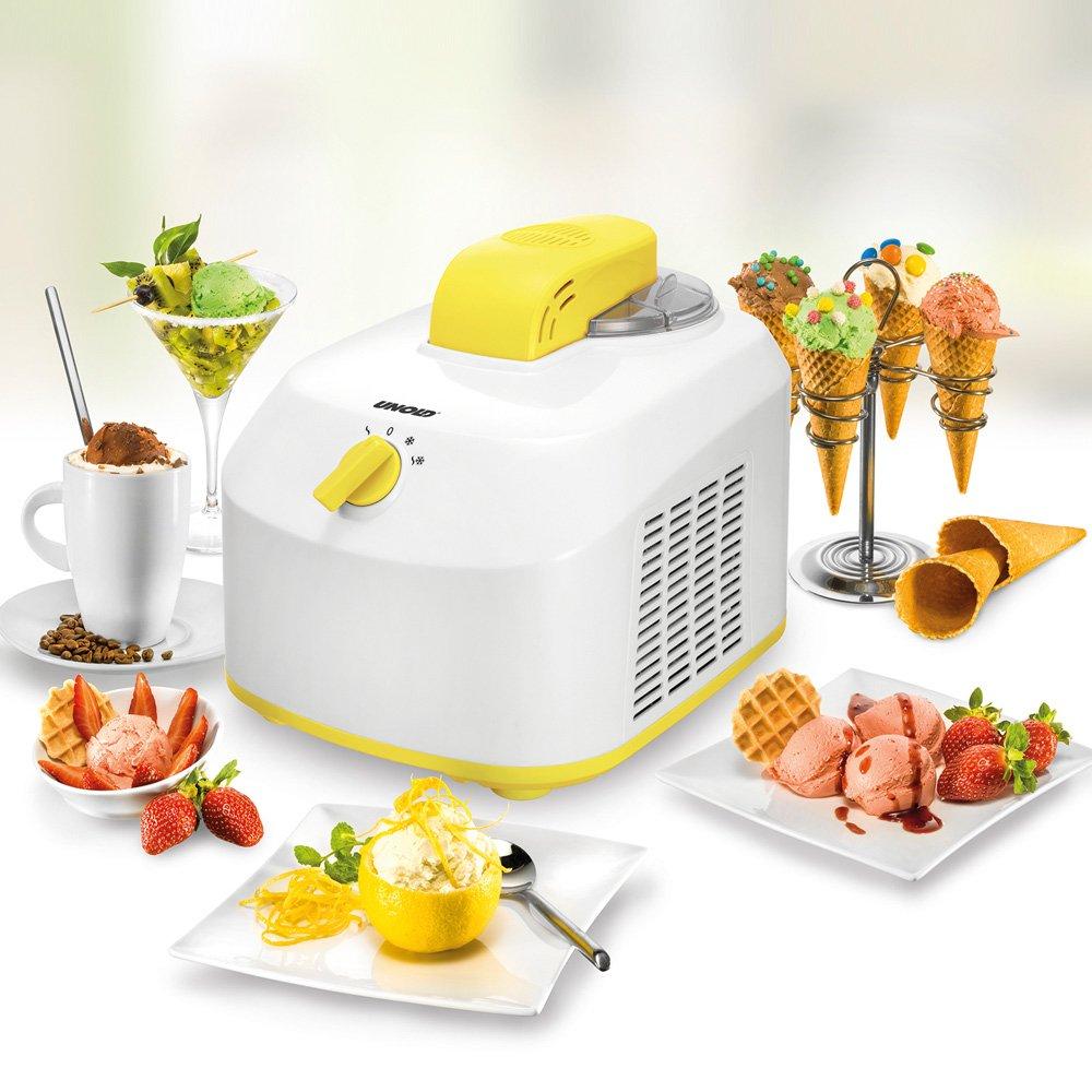 Máy làm kem Unold Initio 1L 48879, làm kem nhanh, dễ dàng sử dụng