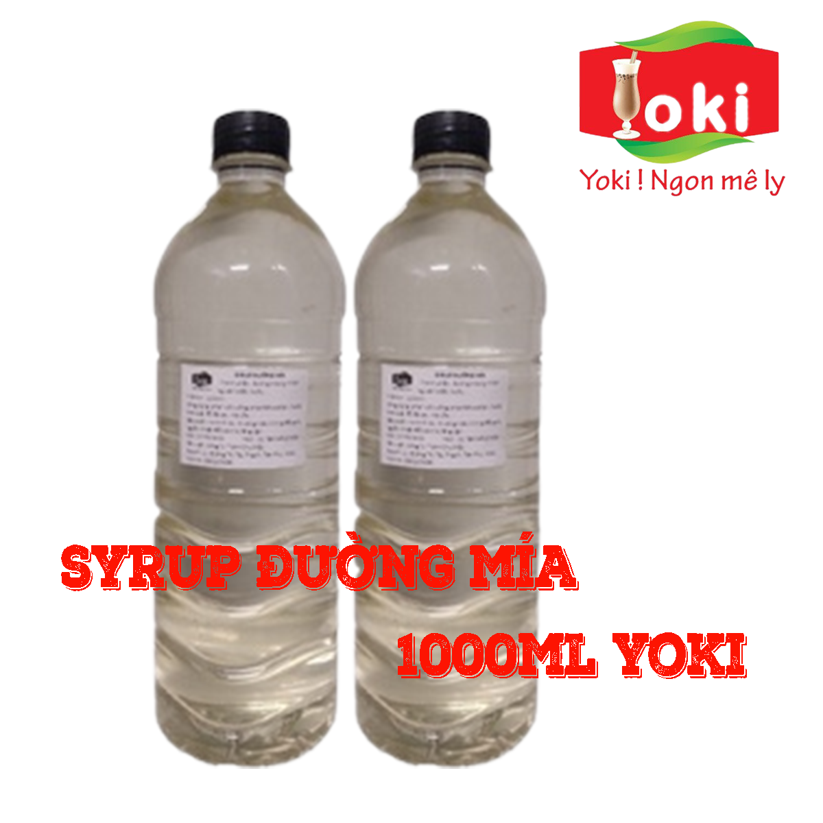 Syrup đường mía yoki 1000ml pha chế nhanh - gọn - tiện lợi
