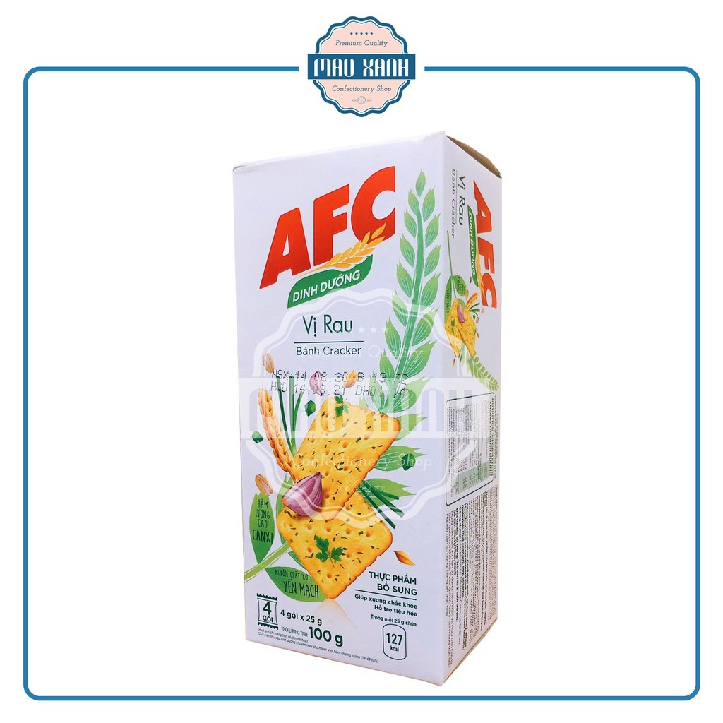 Bánh quy cracker afc dinh dưỡng vị rau