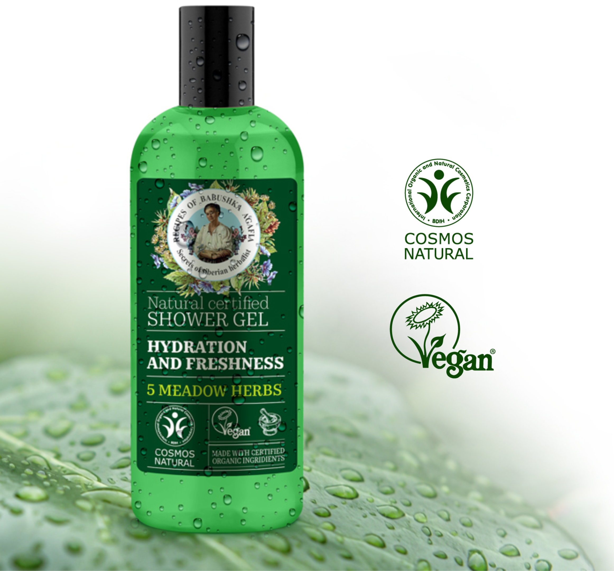 SỮA TẮM DƯỠNG ẪM VÀ TƯƠI MÁT 260ml Thương hiệu Bà Già Nga TAIGA STORE OF