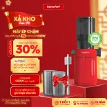 Máy ép chậm nguyên quả 3S Premium Lazychef, máy ép trái cây công nghệ ép lạnh, máy làm kem nhỏ gọn, tháo lắp trong 3 giây, bảo hành chính hãng