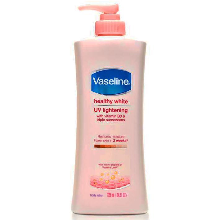 Sữa dưỡng thể làm trắng Vaseline Heathy White 725ml