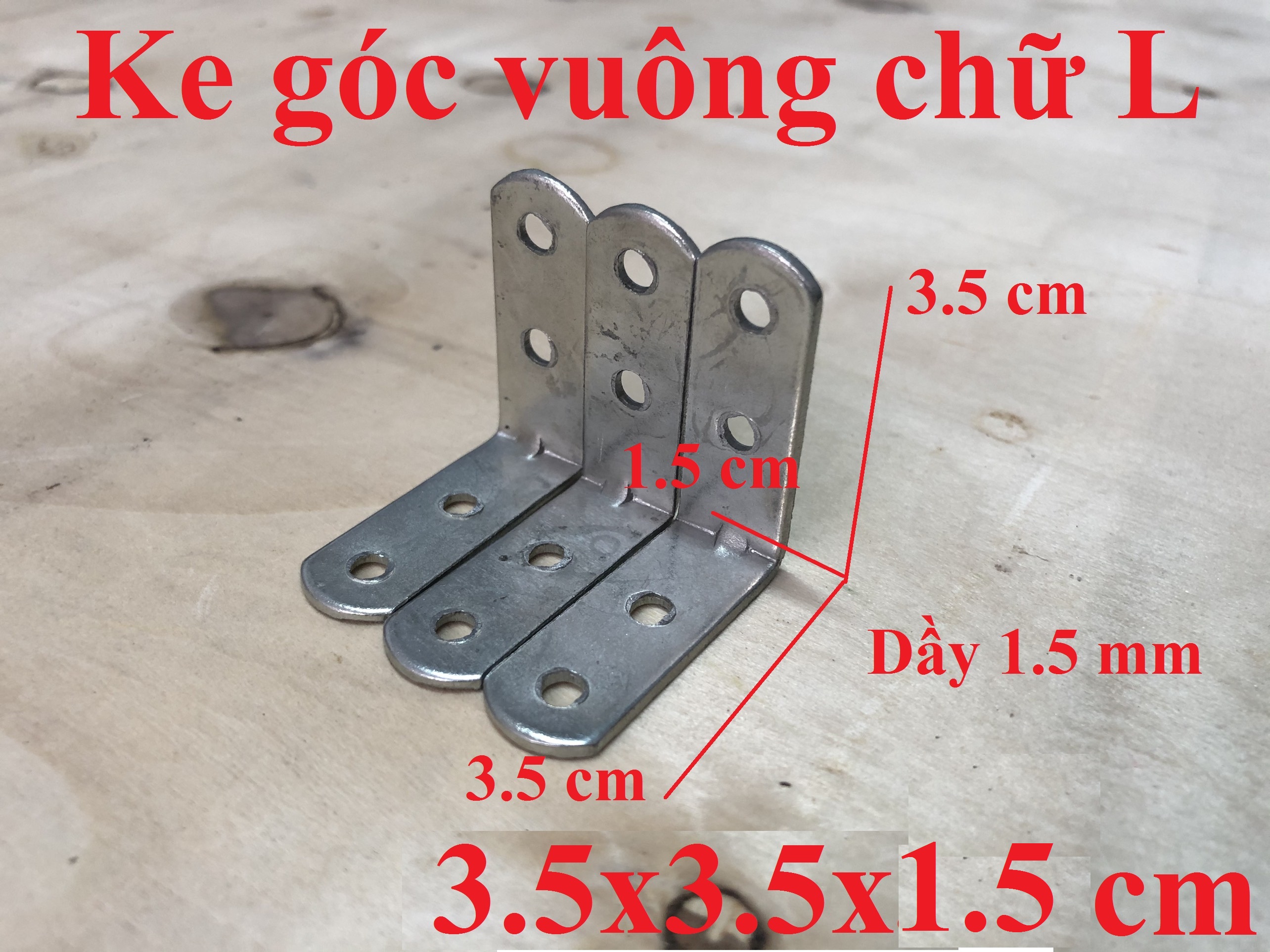 Ke góc vuông chữ L bản rộng 1.5cm