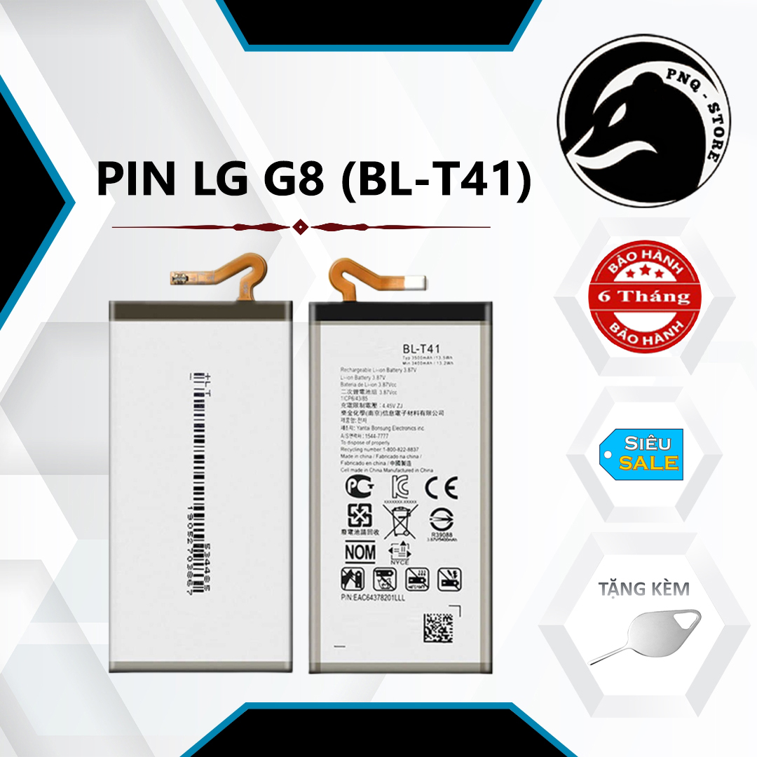 Pin LG G8 ThinQ (BL- T41) 3500mAh - Nguyên SEAL - BH 06 Tháng