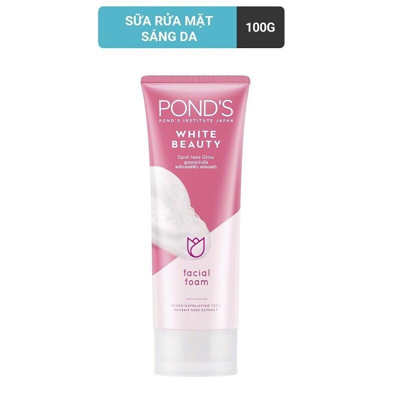 Sữa rửa mặt làm sáng da Pond's Pure Bright Beauty 100g