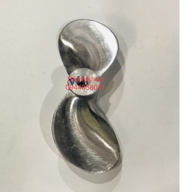 Chân vịt 2 cánh (Cánh Quạt Đẩy) Chạy Xuồng, Ghe 19cm