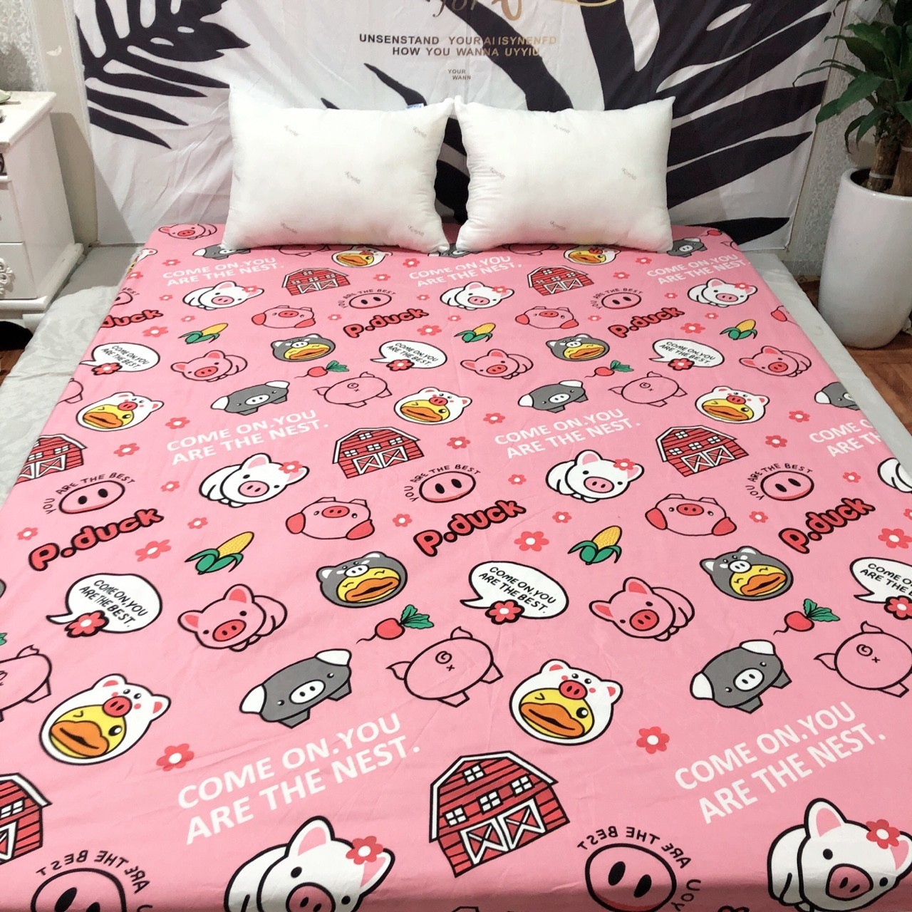 Ga Chống Thấm Cotton Cao Cấp Dành Cho Bé