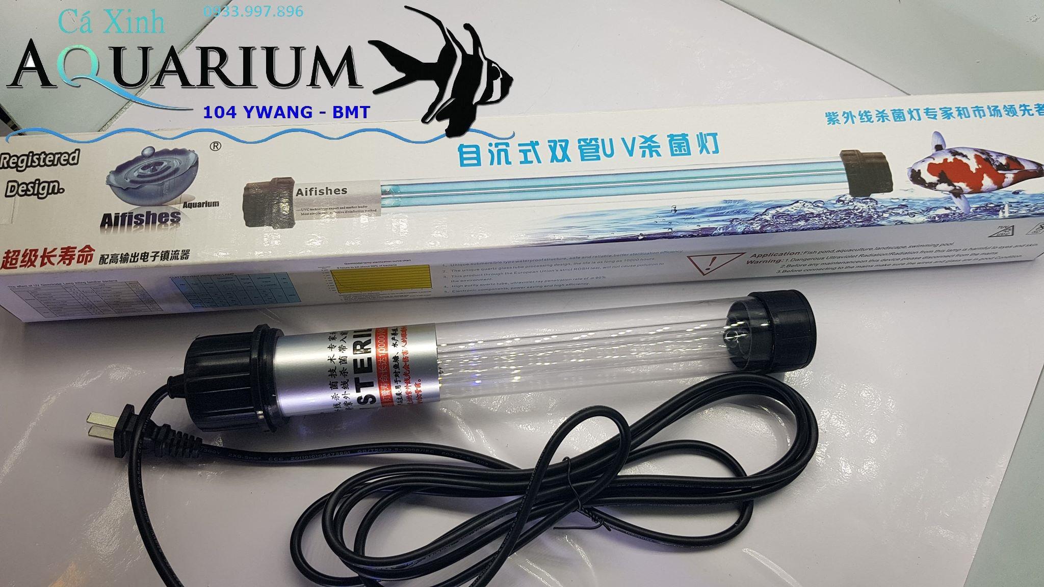 Đèn uv diệt tảo, khuẩn aifishes - 20w