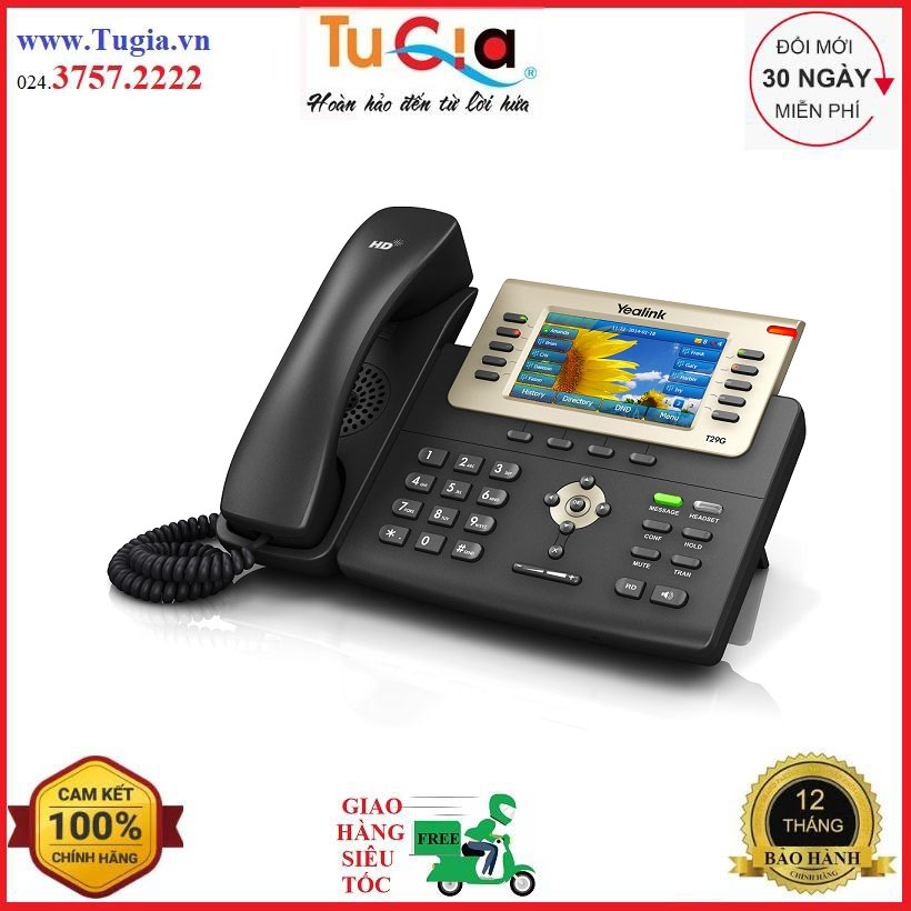 Điện thoại ip yealink sip-t29g - hàng chính hãng