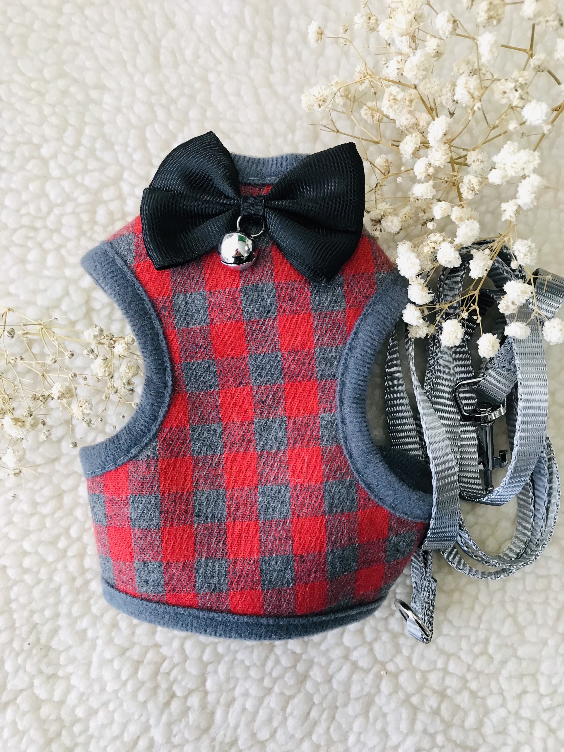 Dây dắt cho chó mèo kèm yếm cao cấp Size S - Meoheri Shop