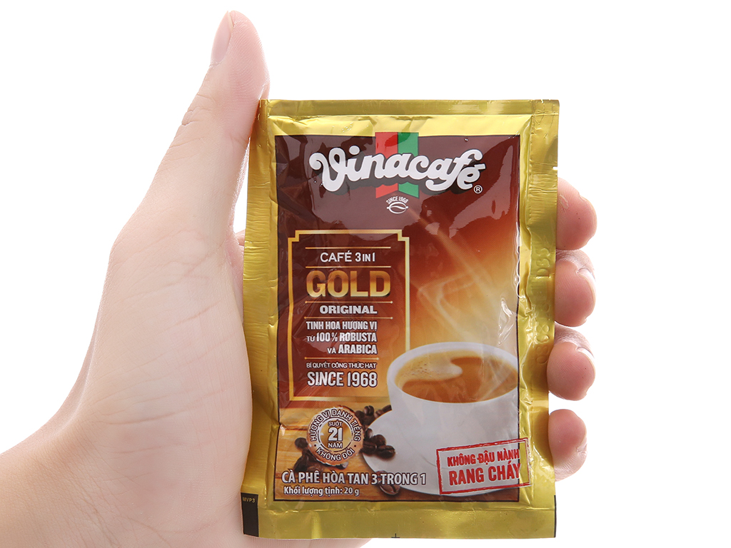 01 gói Cà phê sữa VinaCafé Gold Original 20g