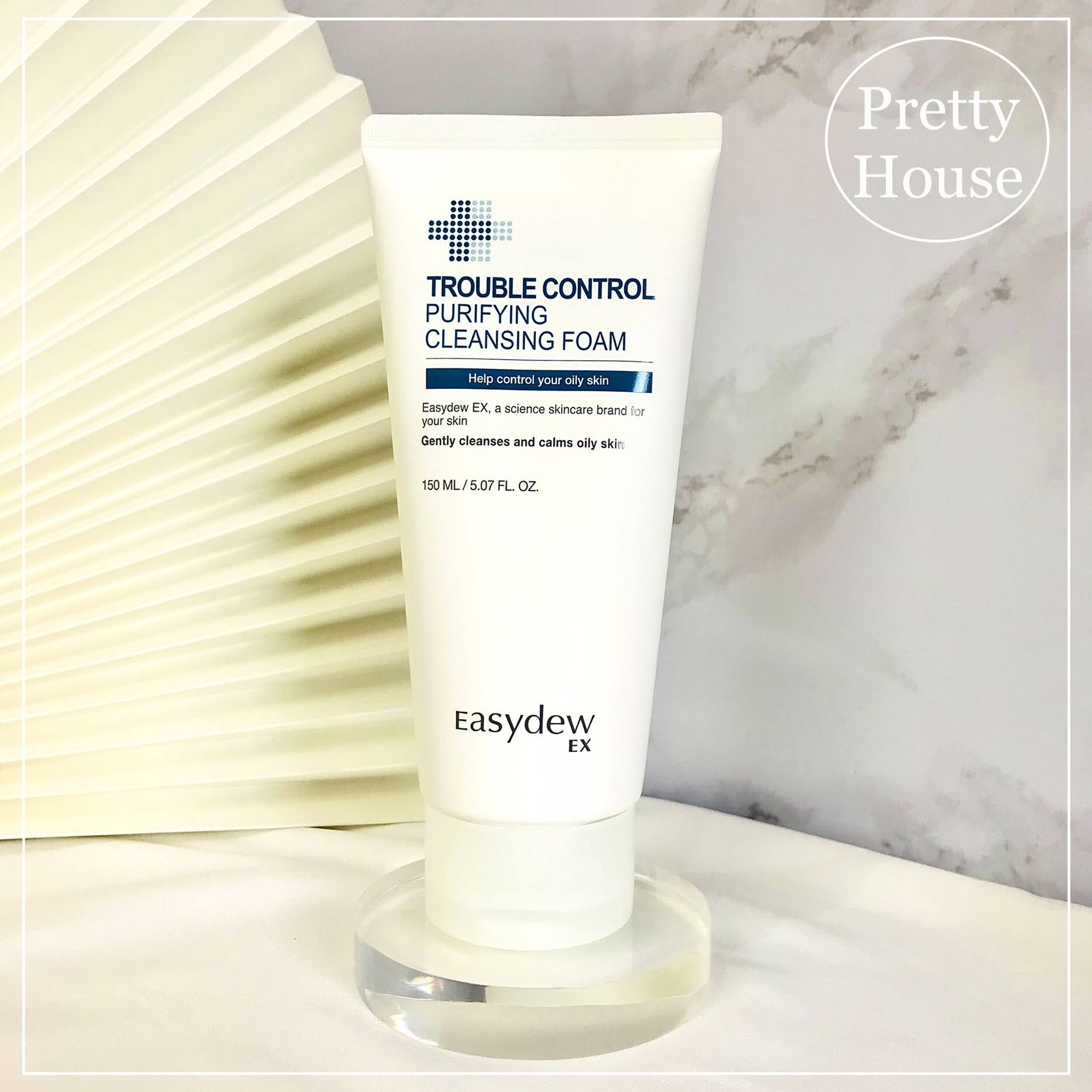 Sữa rửa mặt tạo bọt dành cho da nhờn mụn Easydew EX Purifying Cleansing Foam tạo bọt 150ml