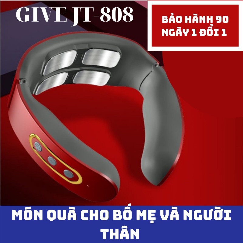 Máy massage vai cổ gáy JT-808 6 chế độ, giảm đau mỏi vai gáy, giảm căng thẳng, đặc biệt cho người làm việc văn phòng