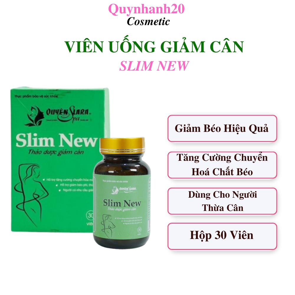 Vien uong giam can giam beo Slim New Quynhanhspa20 Dung cho nguoi thua can