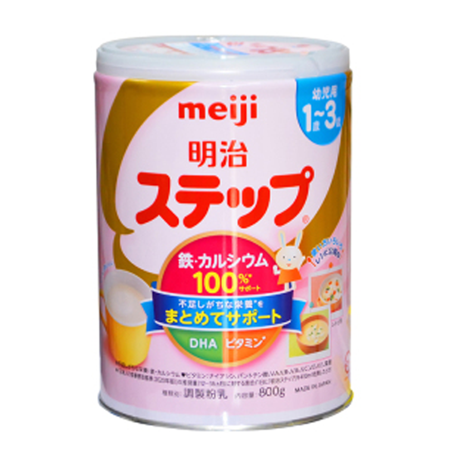 Sữa Meiji nội địa Nhật Bản số 9 800g dành cho trẻ 1-3 tuổi mẫu mới