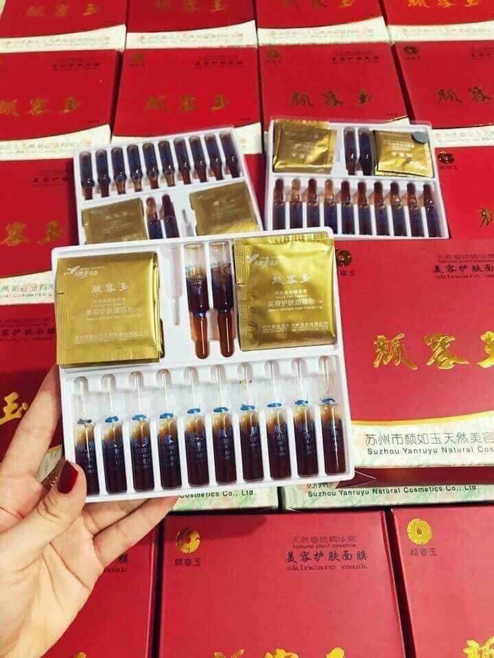 Bộ mặt nạ thuốc bắc 36 ống - hàng cao cấp