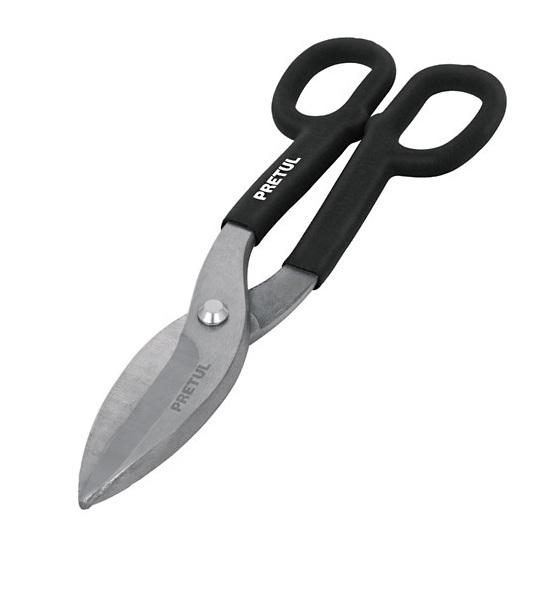 Kéo cắt tôn thẳng 10in/255mm cán đen pretul - 26050