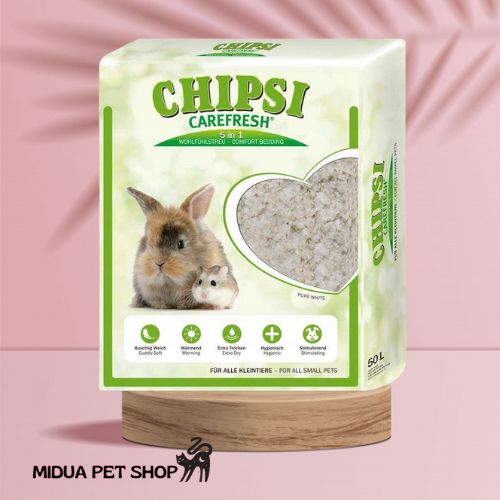 5l lót chuồng cho thú nhỏ carefresh pure white