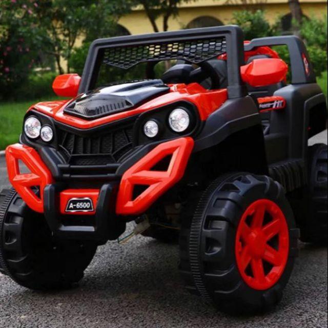Xe ô tô điện cho bé 2 động cơ mạnh mẽ a6500