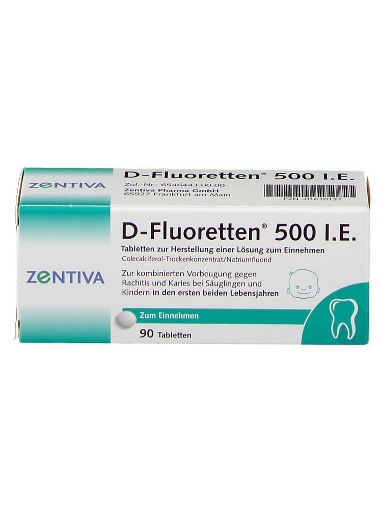 Vitamin d fluoretten 500 ie