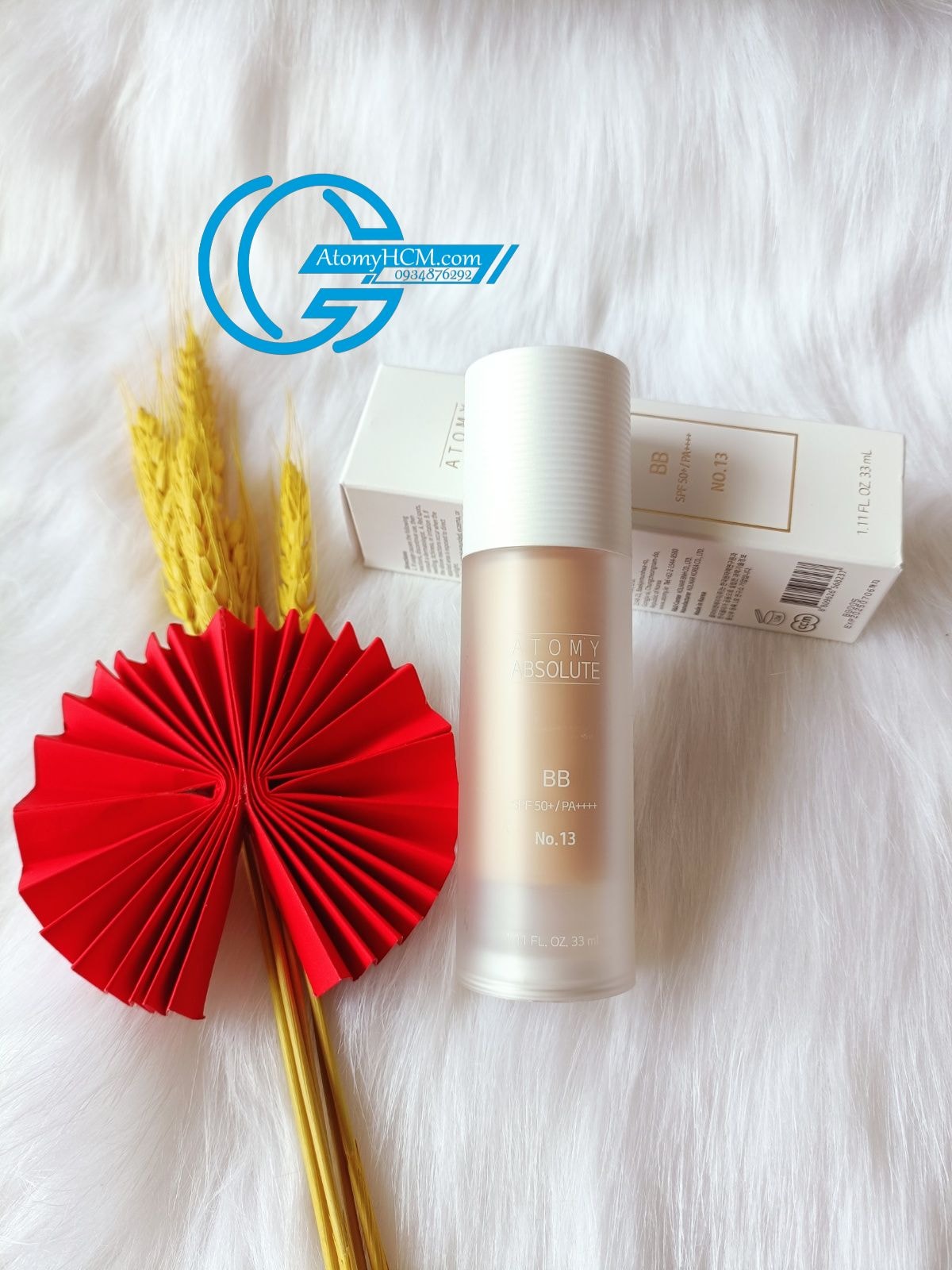 Kem nền kết hợp kem chống nắng atomy absolute bb loại mới tone màu 13 sáng spf 50+/ pa++++