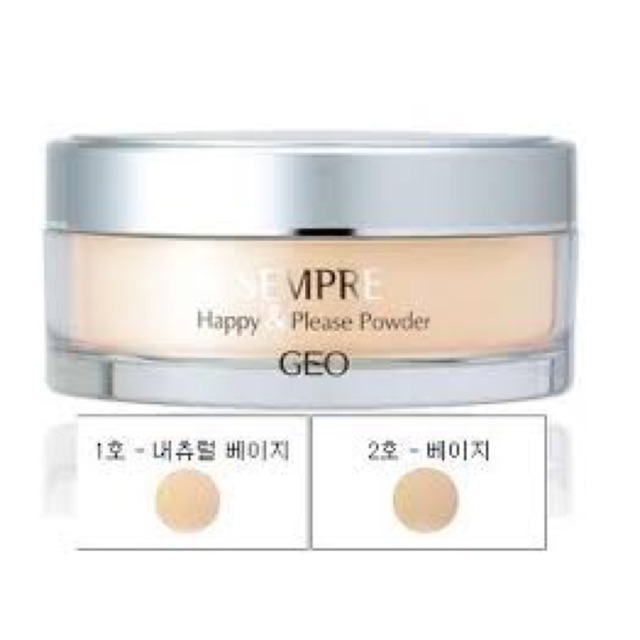 [HCM]Phấn phủ bột geo sempre happy & please powder 25gr cam kết sản phẩm đúng mô tả chất lượng đảm bảo an toàn đến sức khỏe người sử dụng