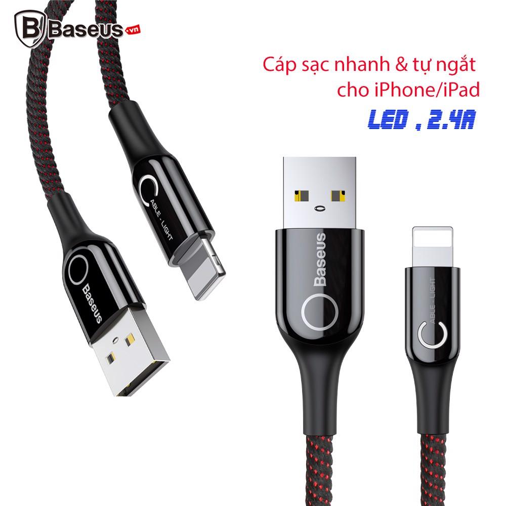 Dây cáp tự ngắt Baseus chân iphone