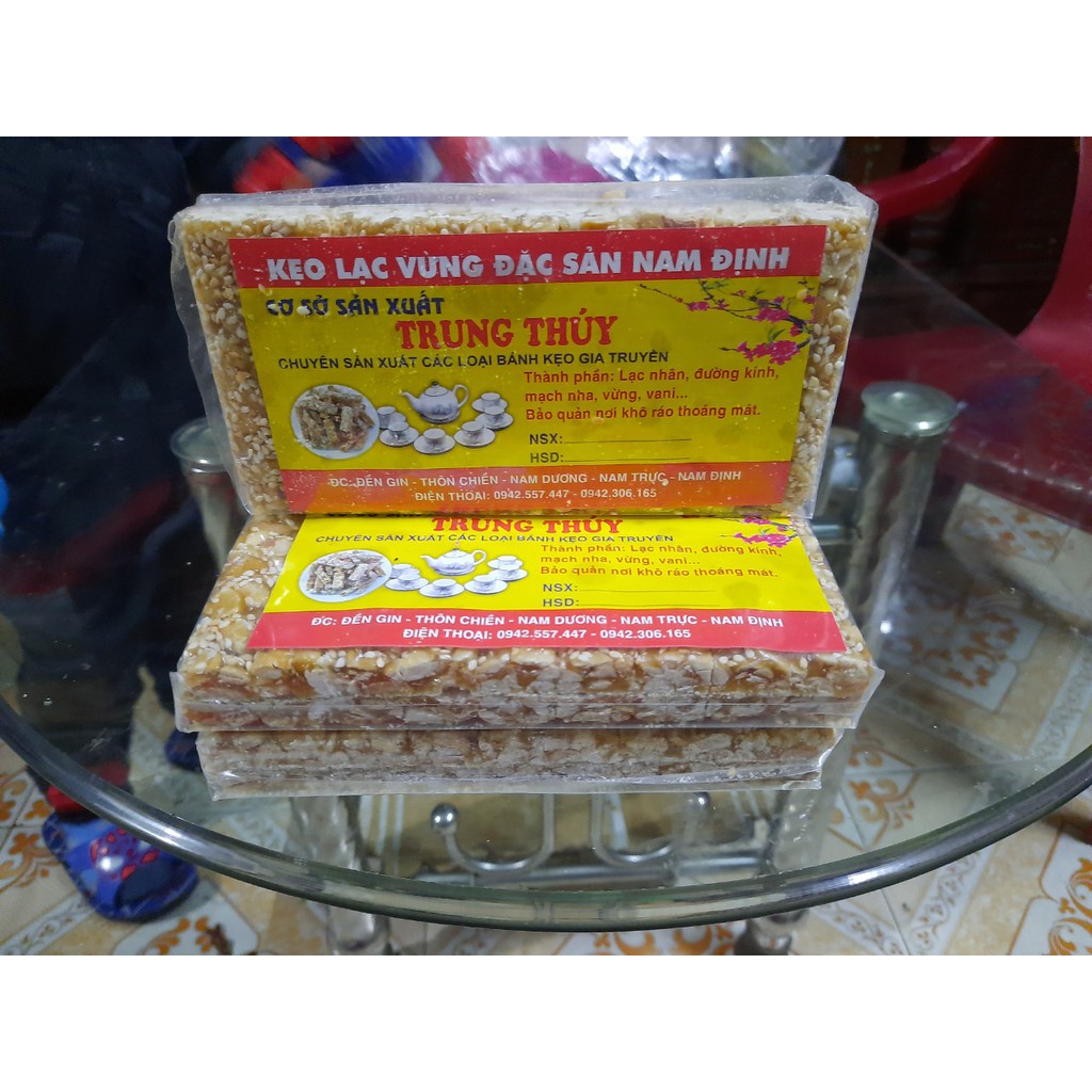 Kẹo lạc ngon ❤️❤️ đặc sản nam định / kẹo lạc vừng nhà làm gia truyền nam định gói 200g - loại 1