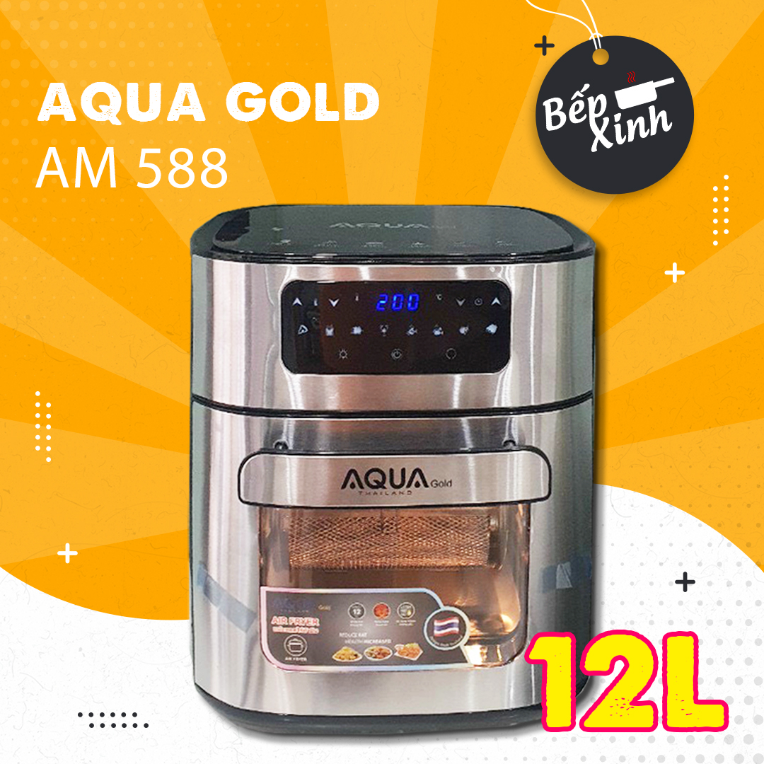Nồi chiên không dầu aqua 12l - nồi chiên 12 lít -