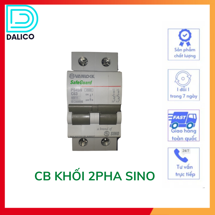 Cb 2 tép )từ 16a tới 100a sino vanlock.