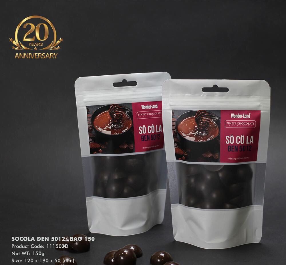 Sô cô la đen 5012 / bag 150gr