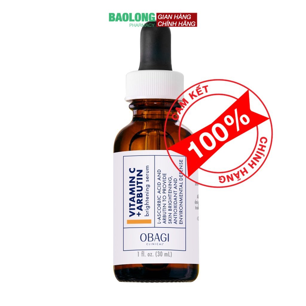 Serum dưỡng trắng da OBAGl CLINICAL Vitamin C+ Arbutin Brightening Serum 30ml Chính hãng