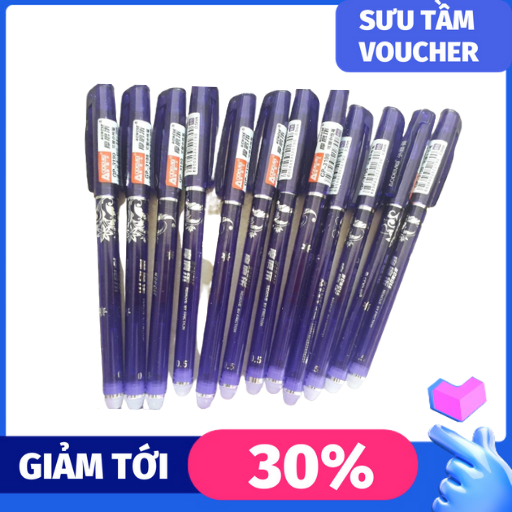 12 CÁI BÚT VIẾT XONG XÒA ĐƯỢC MỰC TÍM