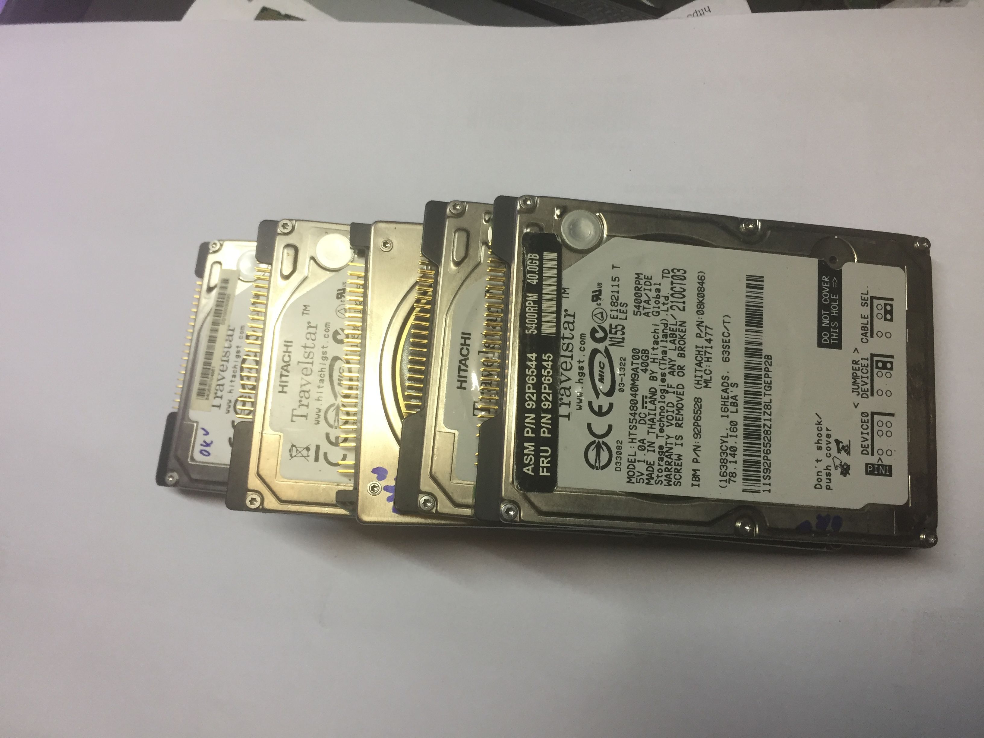 Ổ cứng hdd laptop chuẩn ata chân cắm ide 40gb
