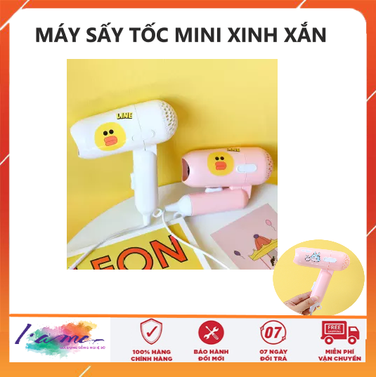 [HCM]Máy sấy tóc mini tại nhà hình hoạt họa công suất nhỏ gấp được - THÍCH HỢP BỎ TÚI ĐI DU LỊCH - MÁY SẤY TÓC XINH XẮN