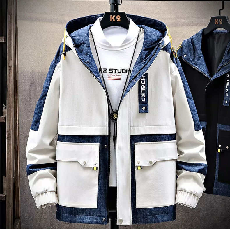 Áo Khoác Jacket Nam Phối Túi Hộp Năng Động Thời Trang Thu Đông Hot Trend 2020 FORHIM AO KHOAC NAM 9000052