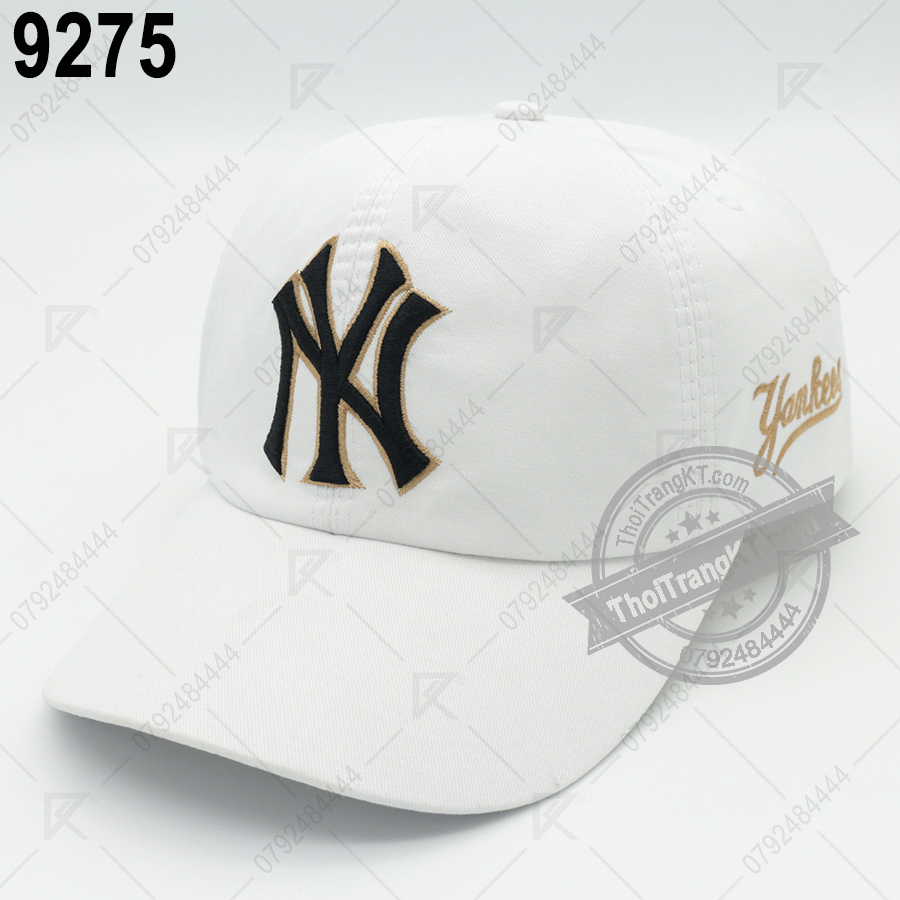 NÓN NEW YORK YANKESS [ Trắng + Đen ]
