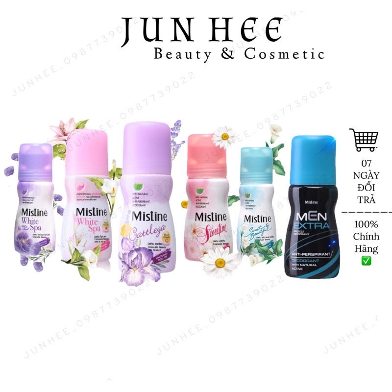 Lăn khử mùi mistine white spa thái lan chính hãng