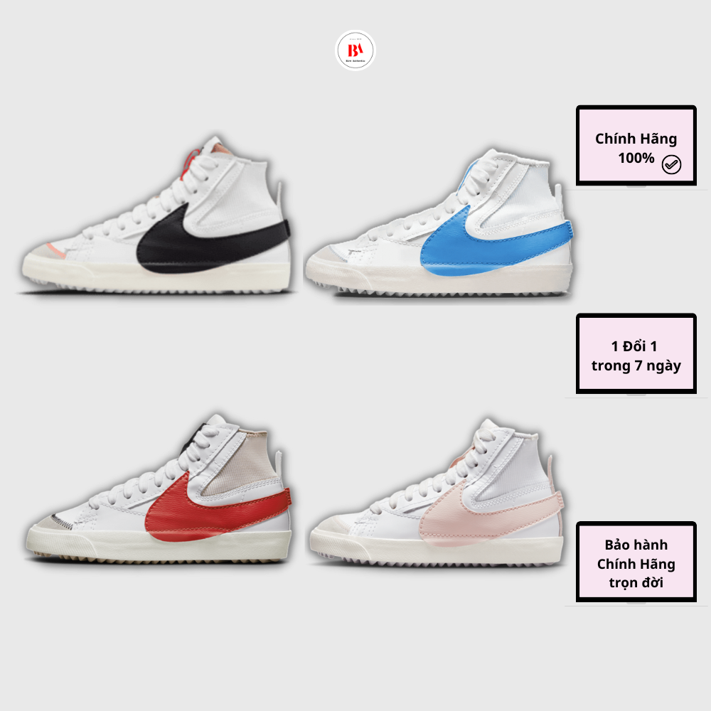 Chính Hãng Giày Nike Blazer Mid Jumbo White