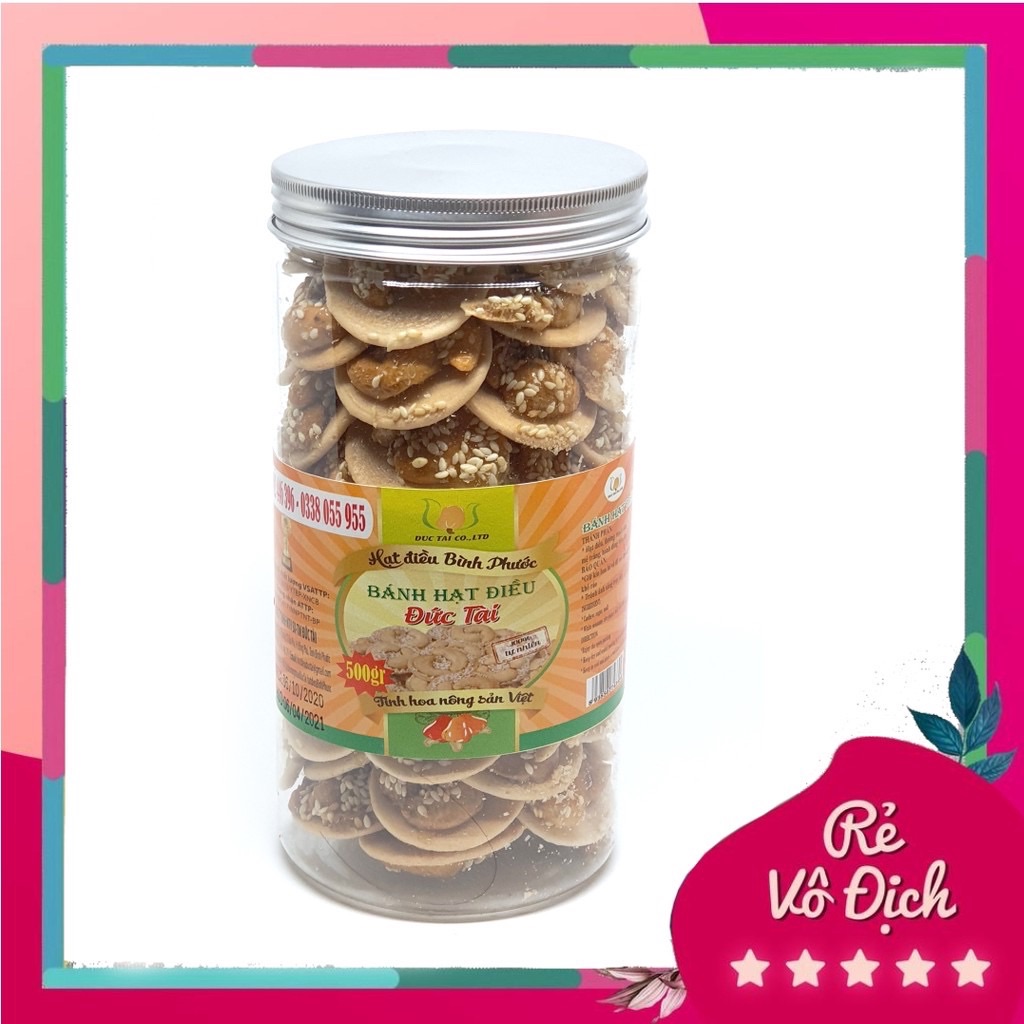 BÁNH HẠT ĐIỀU ĐỨC TÀI ❤FREESHIP❤ HẠT ĐIỀU BÌNH PHƯỚC, CHẤT LƯỢNG XUẤT KHẨU