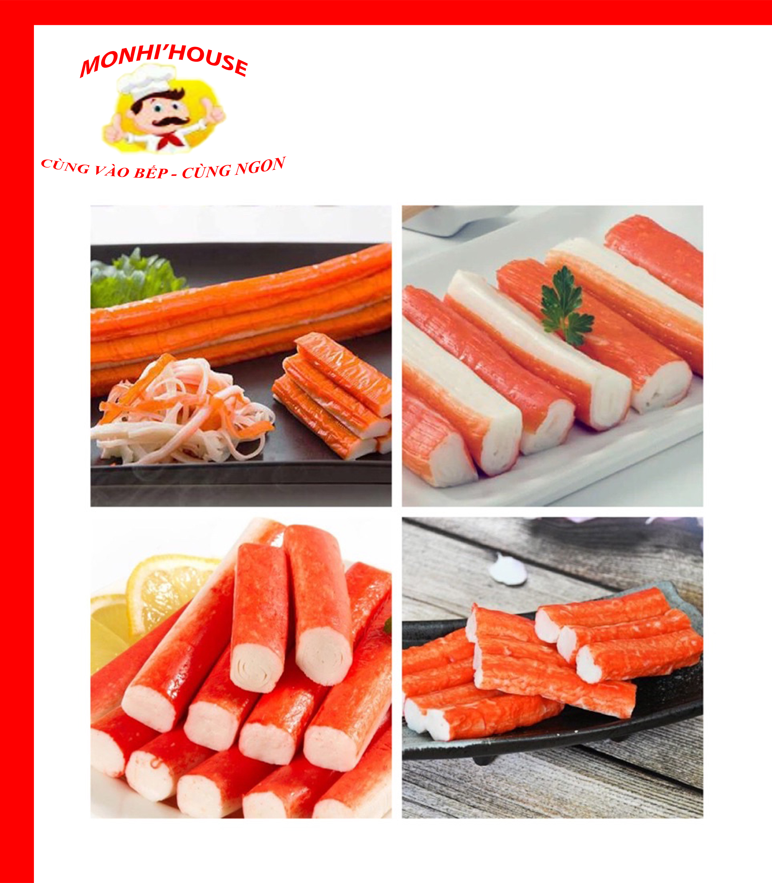 200g thanh cua Hàn Quốc Surimi