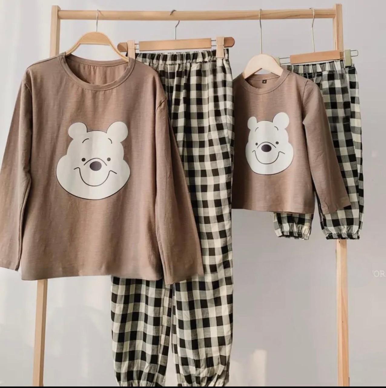 Quần áo mẹ và bé cotton thu đông, đồ đôi mẹ bé dài tay, set quần áo dài tay cotton bé gái