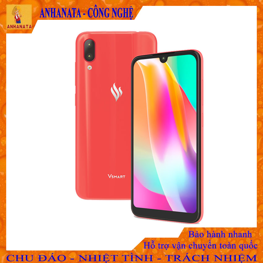 Điện Thoại Vsmart Star, Ram 2, Rom 16, Cụm 2 Camera sau 8MPX-2MPX, Camera trước 5mpx.