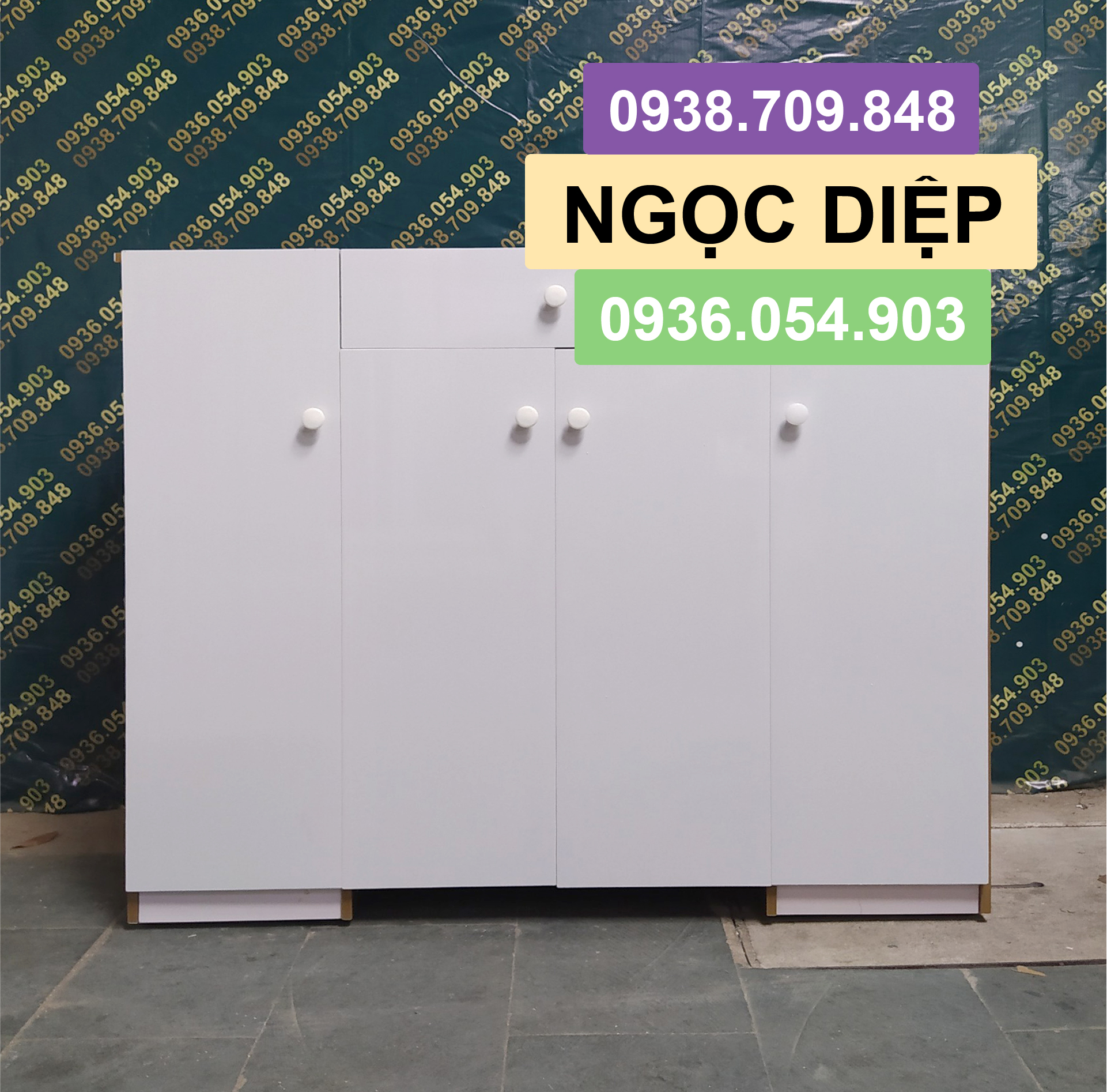 - - - - tủ đựng giày dép nhựa đài loan 4 cánh 1 ngăn kéo lớn cao 106 cm ngang 128 cm - không cong vênh - không mối mọt - không ẩm mốc