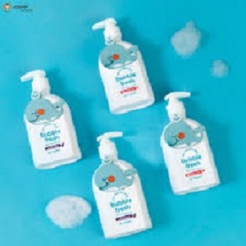 BUBBLE FRESH AN TOÀN CHO BÉ SỮA TẮM GỘI 350ML