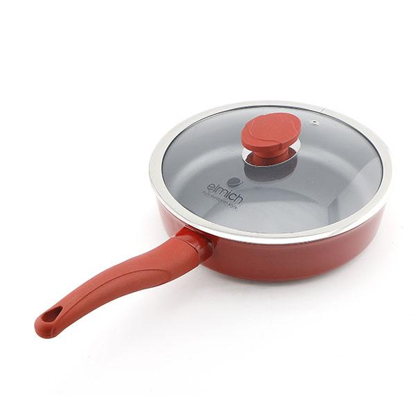 CHẢO CHỐNG DÍNH TỪ ĐÚC NGUYÊN KHỐI NHẬP KHẨU ELMICH VITAPLUS FIORE 0350 24cm